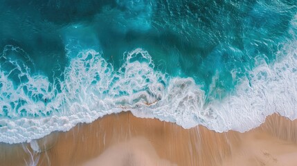 Fototapeta premium Ocean Shoreline as Background