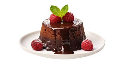 Fresh raw organic Figgy Pudding bakery on white isolated on clear png background and transparent background. Bakery and pastry concept for cafe and restaurent, AI generative.	
