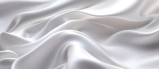 Obraz premium Abstract White Fabric Drapes
