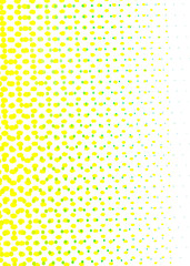 White background. vertical yellow, green dots illustration, Usable for social media, story, banner, poster, Advertisement, events, party, celebration, and various design works