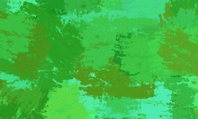 Abstract green brushstroke noise texture background with painterly effects, digital art