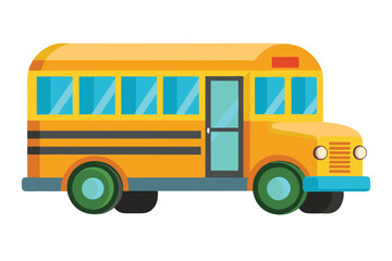 School bus vector illustration