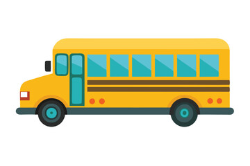 School bus vector illustration