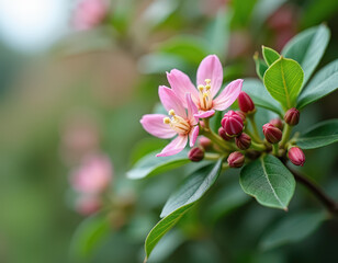 ピンクの花の詳細
