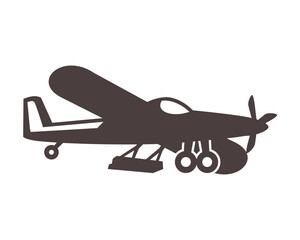 private jet silhouette