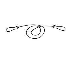 hand drawn jump rope