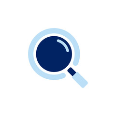 Magnifying Glass Icon for Finding Business Opportunities and Profit