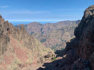 Vue lors de l'ascension de la Paglia Orba, Corse