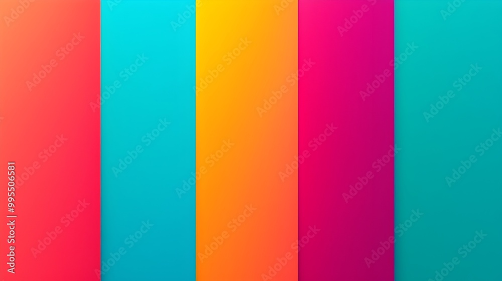 Poster captivating rainbow gradient 3d with smooth textured transitions vibrant elegant and futuristic digi