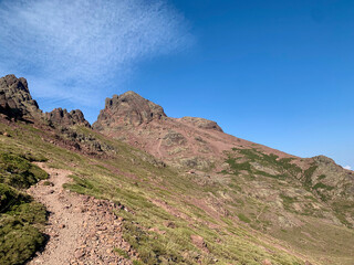 La Paglia Orba sur le sentier du GR20 en Corse