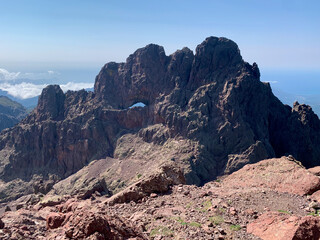 Le Capu Tafunatu lors de l'ascension de la Paglia Orba en Corse