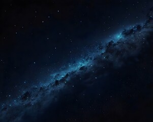 Fototapeta premium Starry Milky Way Galaxy Background 