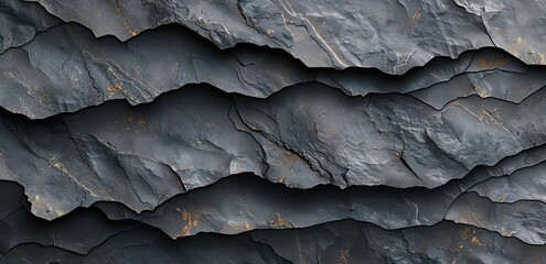 Abstract gray stone texture background with a layered effect. Suitable for use in design projects.