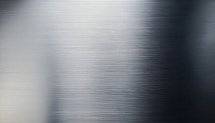 silver metal texture of brushed stainless steel plate with the reflection of light