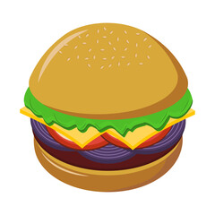 Burger Vector Illustration