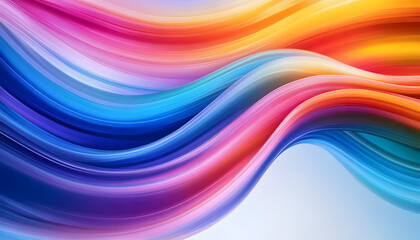 abstract multicolor wave background