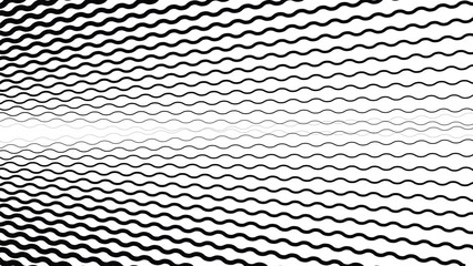 Black and white wave lines abstract background for backdrop or presentation