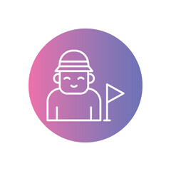 Travel Guide vector icon stoct illustration