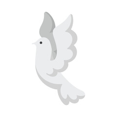 White Dove Illustration - Single Vector 05