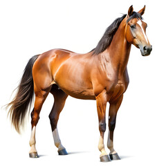 horse with white background