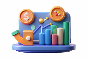 Obraz premium Flat Glowing Abstract Background with Business Expansion Icons & Acquisition Symbols for Corporate Growth | Dynamic Vector Illustration for Marketing & Financial Promotions