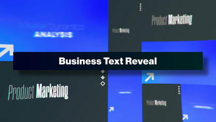 Business Text Reveal | Multi-Resolutions and Color Control Panel