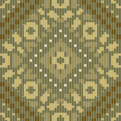 Geometry Korean Traditional Pattern Backgroundfolk Embroidery, Aztec Geometric Ornament Print. Design for Carpet, Wallpaper, Clothing, Wrapping, Fabric