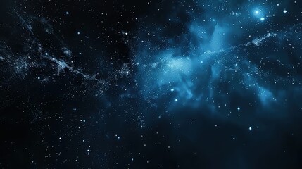 Abstract Cosmic Scene: An abstract background depicting a cosmic scene with stars, nebulae, and galaxies.
