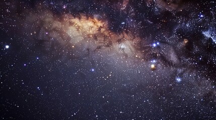 Fototapeta premium Abstract Cosmic Scene: An abstract background depicting a cosmic scene with stars, nebulae, and galaxies.