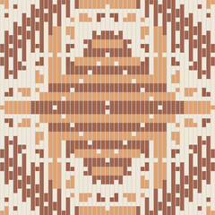 Embroidery Islamic Geometric Patterns Printablefolk Embroidery, Aztec Geometric Ornament Print. Design for Carpet, Wallpaper, Clothing, Wrapping, Fabric