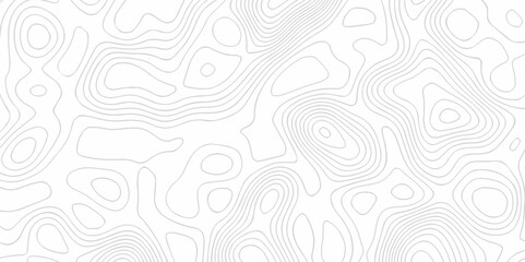 Vector abstract Topography map crave white and black wave doodle line topo map diagram relief line grid topo mountain background. geometric Line topography map contour background.
