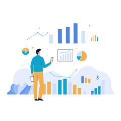 Set financial freedom. displaying financial investment, investigating various revenue streams, and increasing the value of assets. a route towards financial independence. 