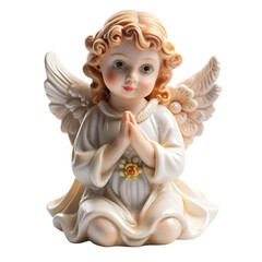 Divine Messages Cherub Angels Holding White Sign