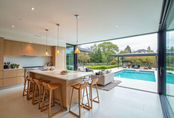modern kitchen interior