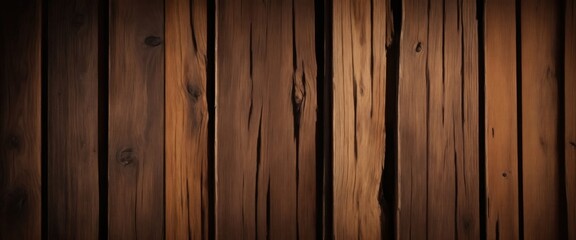 Fototapeta premium Old Grungy Brown and Dark Brown Rustic Wood Texture Background