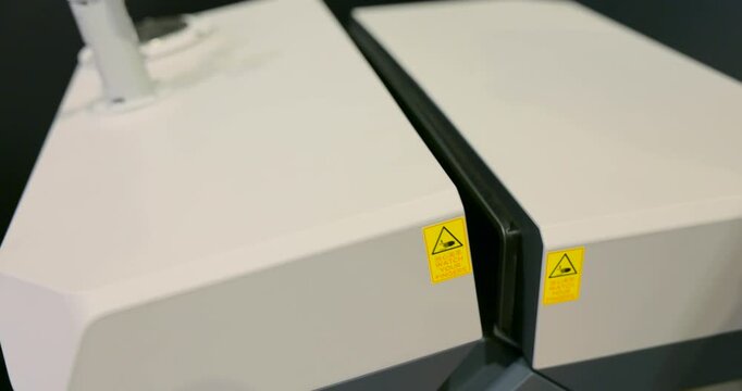Closing Cover Of DJI Dock 2. Drone Deployment. closeup shot