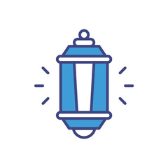 Lantern vector icon stoct illustration