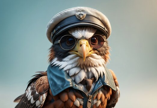 eaglet aviator in retro jacket