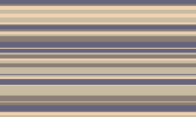Fototapeta premium Geometric stripes seamless vector pattern with horizontal lines in varied colours, creating an abstract background. Ideal for textile design, wallpaper, or graphic prints.