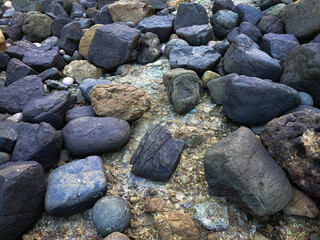 stones on the beach