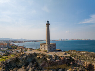 Faro del Cabo de Palos en Cartagena Murcia