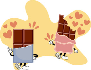 Chocolate Cartoon Illustration