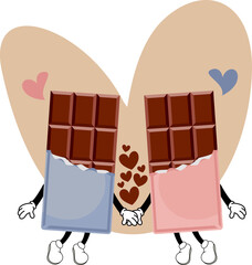 Chocolate Cartoon Illustration