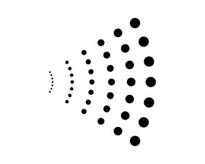 Spray icon of aerosol or airbrush for water gas nozzle steam, perfume deodorant, graffiti paint. Sign shower drops, disinfection, cleaning.