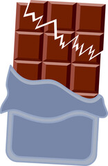 Chocolate Bar Illustration
