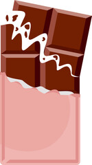 Chocolate Bar Illustration