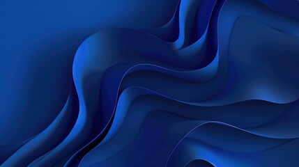 Obraz premium Simple yet Stunning Deep Blue Background Design: A Minimalist Visual Splendor. Discover the Serenity and Elegance.