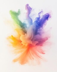 Obraz premium Explosions of color in bright modern art styles