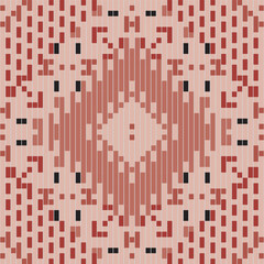 Native Chinese Traditional Patternfolk Embroidery, Aztec Geometric Ornament Print. Design for Carpet, Wallpaper, Clothing, Wrapping, Fabric