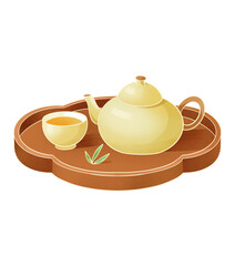 teapot and cup